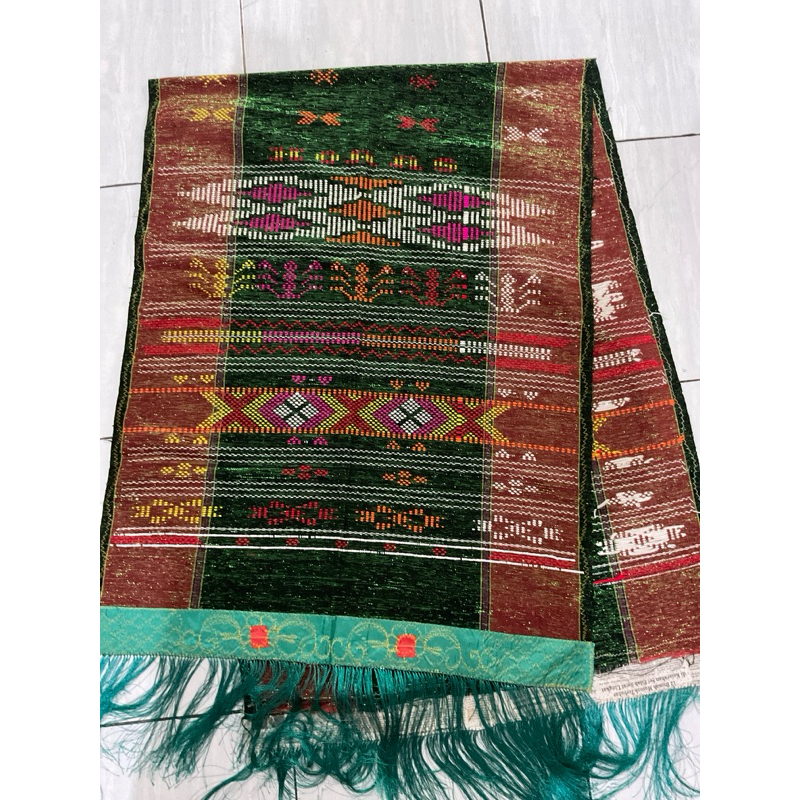 Ulos Sadum Sirat Hijau Simata 70x200cm