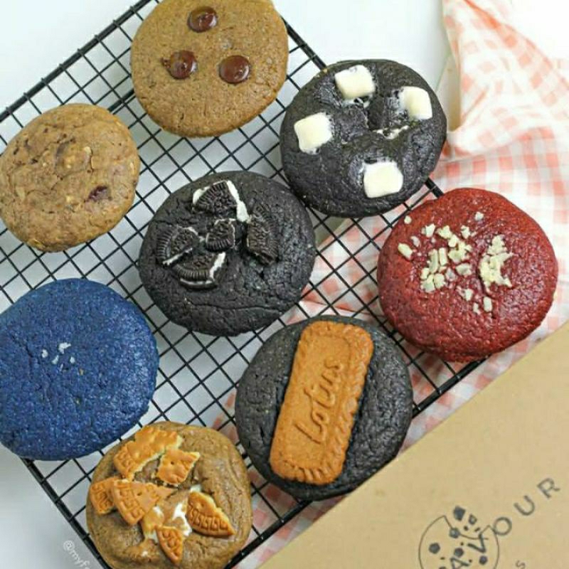 

SOFT BAKED COOKIES -ELFLAVOUR PACKAGE 6PCS