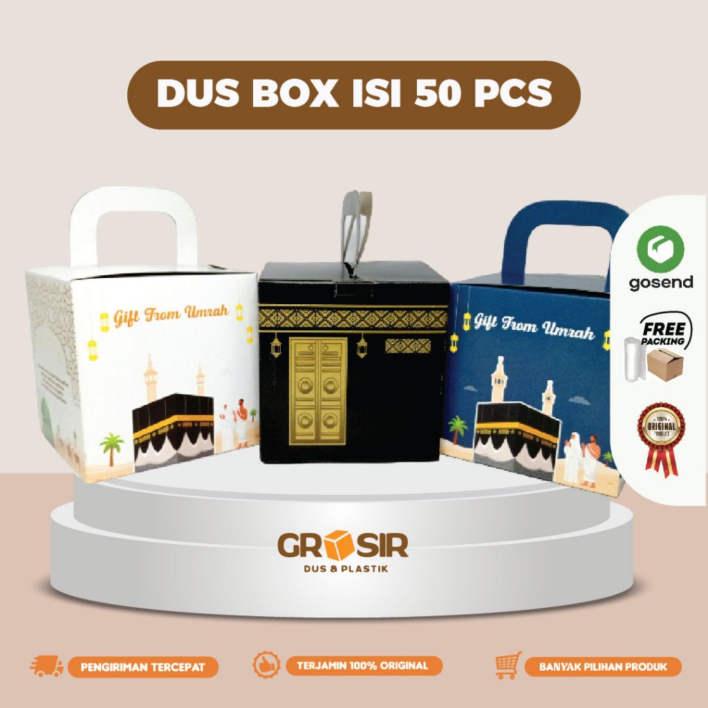 

Dus Kubus kosong Oleh Oleh Haji dan Umroh Premium isi 50 pcs