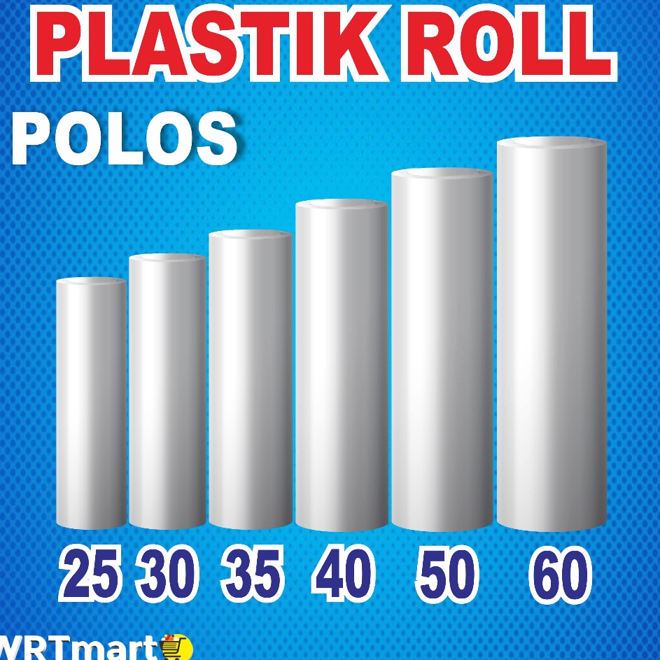 Diskon Meriah  plastik laundry rollkarpet 1Kg  plastik roll polos laundry  plastik roll murah  plast