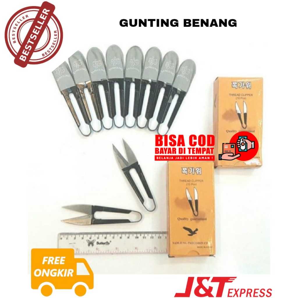

[PKJ] BAYAR DITEMPAT Gunting benang / Gunting cekris / Thread Cutter / Gunting samjung[SPN]
