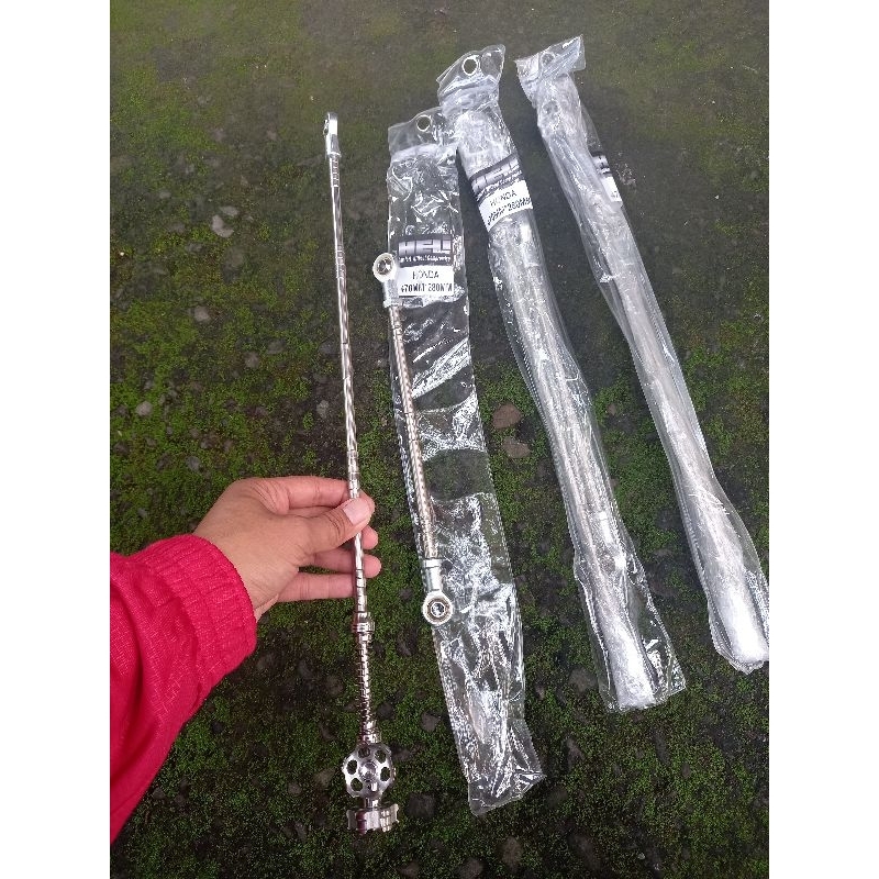 Stik rem  dan standhub stenlish untuk honda Helibars