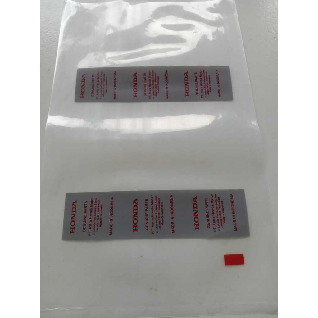 Plastik Buram Tebal 08 10X15 YAMAHA HONDA SUZUKI VIAR KAWASAKI