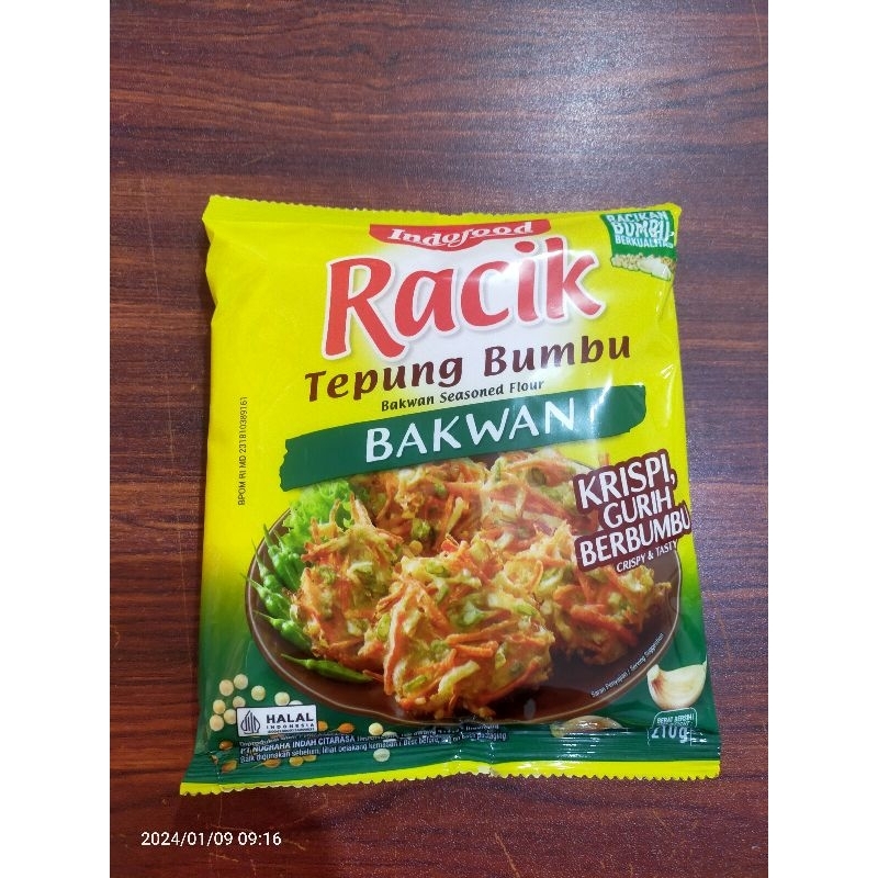 

INDOFOOD RACIK TEPUNG BUMBU BAKWAN 210gr