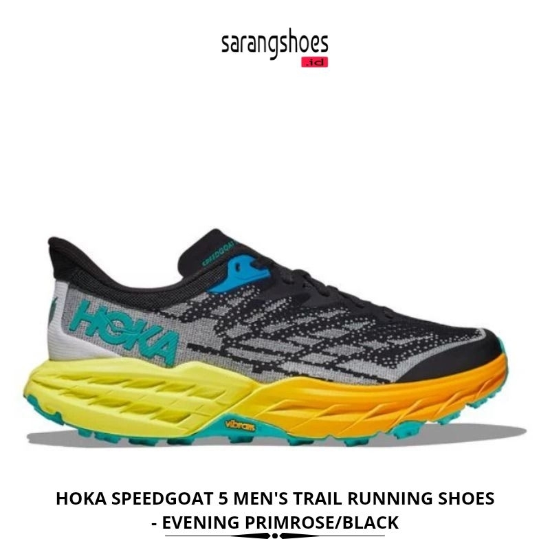 Hoka Speedgoat 5 Men's Trail Running Shoes - Evening Primrose / Black