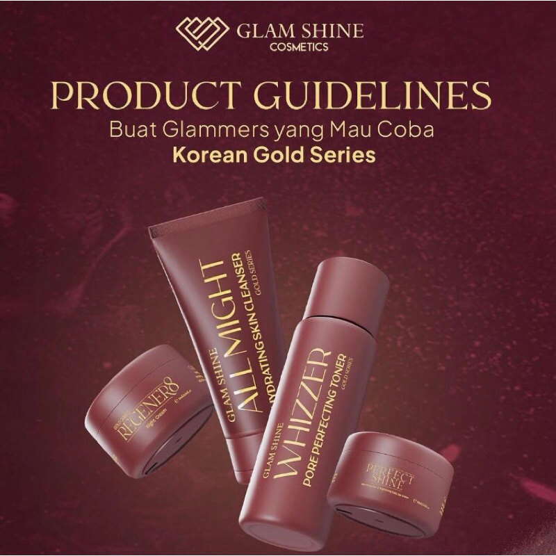 PAKET BASIC GLAMSHINE GOLD SERIES KOREA