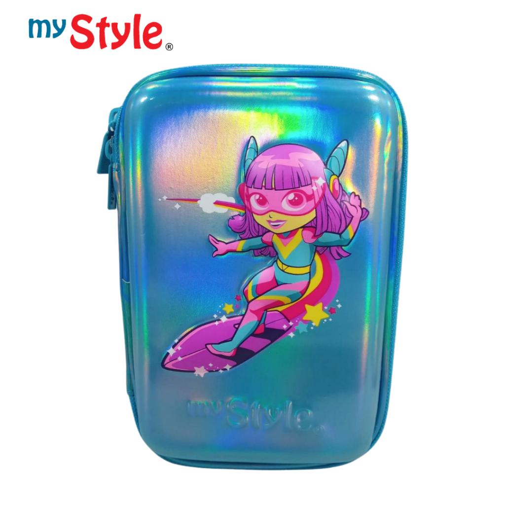 

My Style TM 2276 Cosmic Girl Hardtop Pencil Case Metal Finish Material - Tempat Pensil Multifungsi 3D Karakter Anak Perempuan