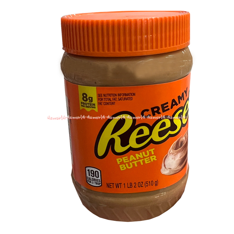 

Reese's 510gr Peanut Butter Creamy Selai Kacang Botol Reses Reese Bater Buter Nut Jam Krim Reeses Peanuts