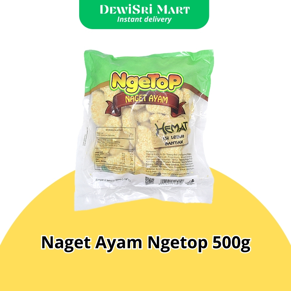 

Naget Ayam Ngetop 500g - Dewi Sri Mart