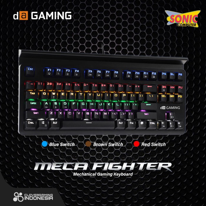Digital Alliance Keyboard Gaming Meca Fighter Black Rainbow