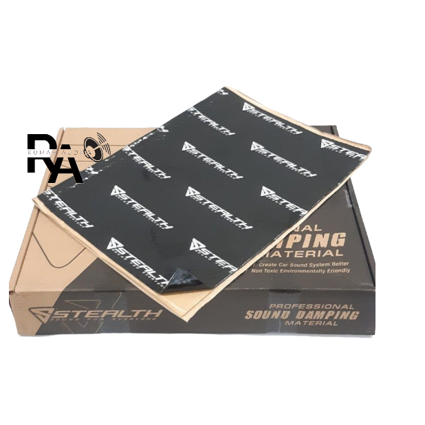 Peredam stealth alumunium butyl rubber made in rusia peredam mobil