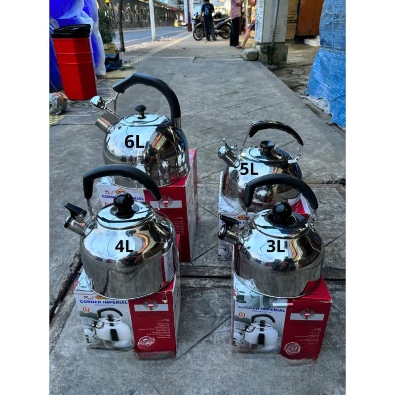 ￼TEKO BUNYI STAINLESS | KETTLE SIUL IMPERIAL STAINLESS STEEL / TEKO BUNYI / TEKO MURAH