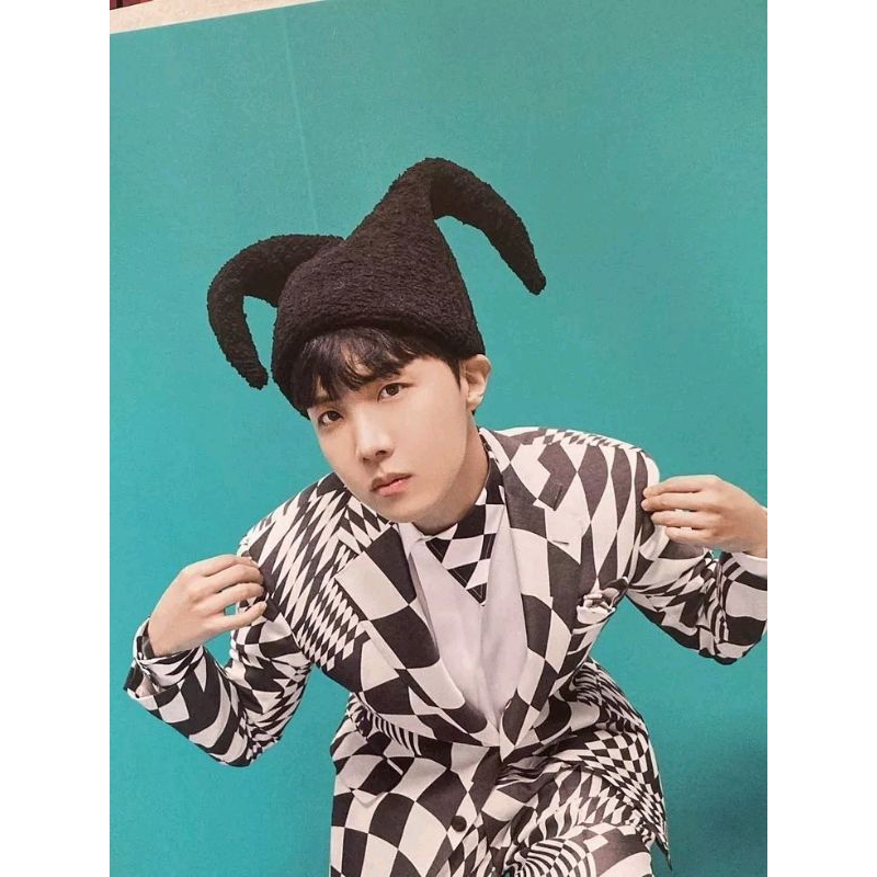 READY STOCK HANDMADE TOPI BEANIE JHOPE BTS JACK IN THE BOX/BEANIE JHOPE/BEANIE HITAM/BLACK BEANIE/BT