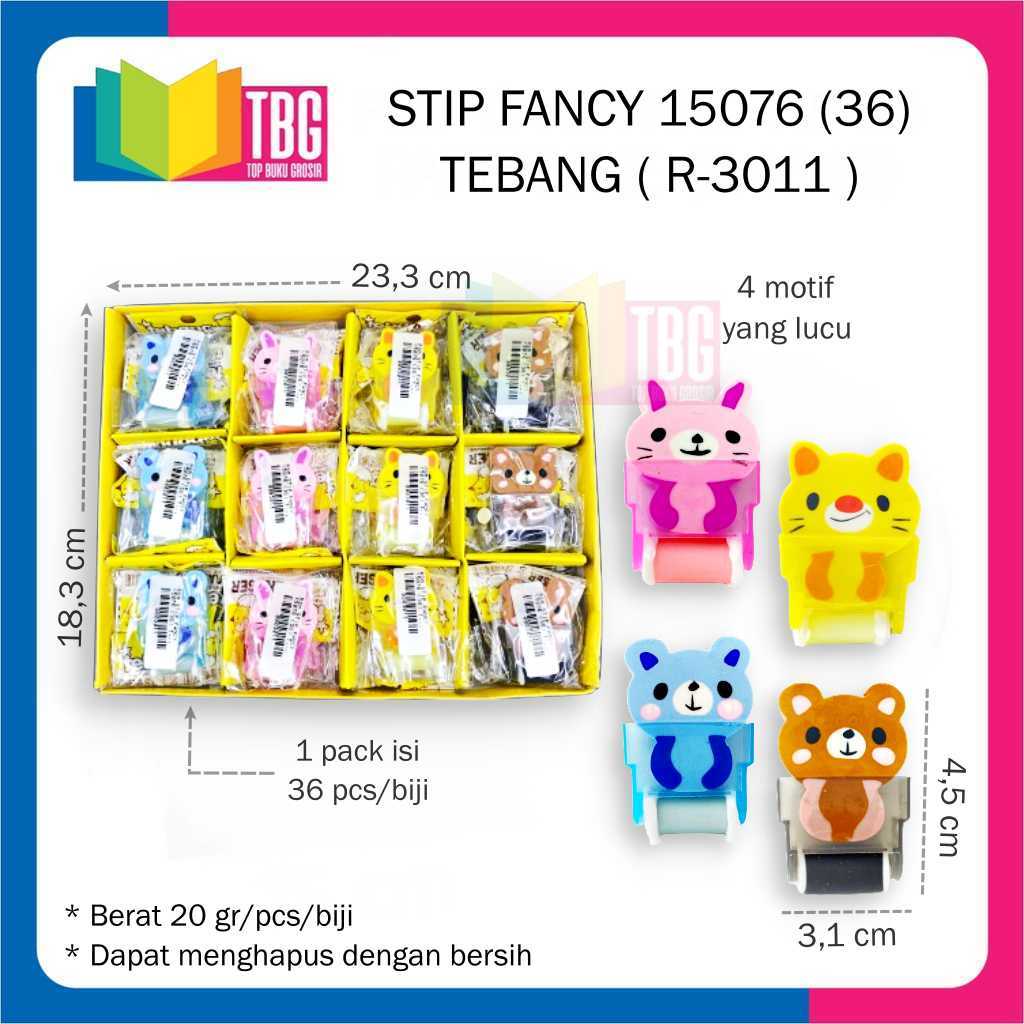 

1 PCS STIP FANCY 15076 (36) TEBANG / PENGHAPUS / ERASER (R-3011)