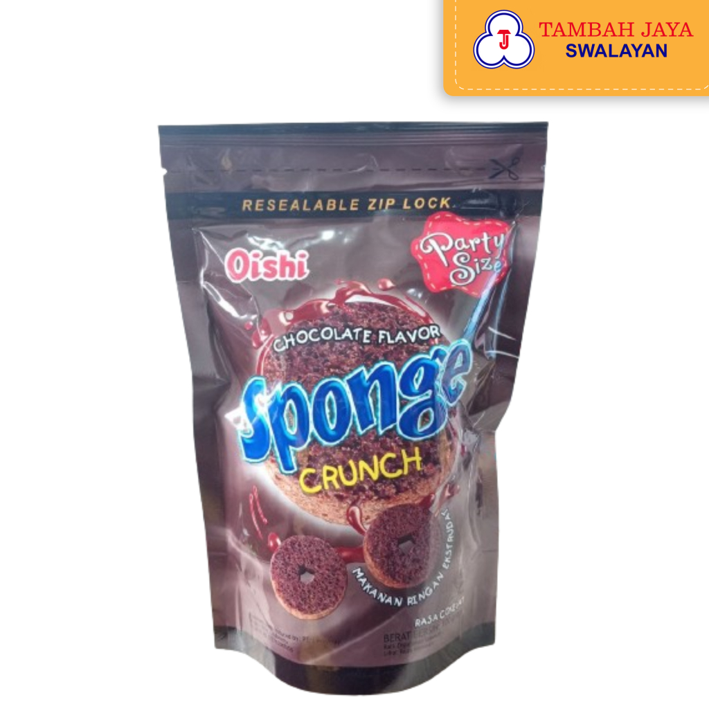 

Oishi Sponge Crunch Rasa Coklat 100gr