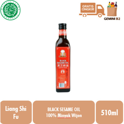 

Liang Shi Fu Black Sesame Oil / Minyak Wijen Hitam 510ml HALAL