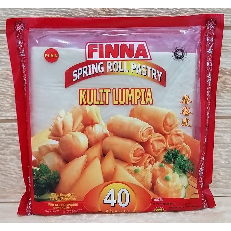 

[INSTAN ONLY] Finna Kulit Lumpia Besar 40 Shett - 550gr / Spring Roll Pastry