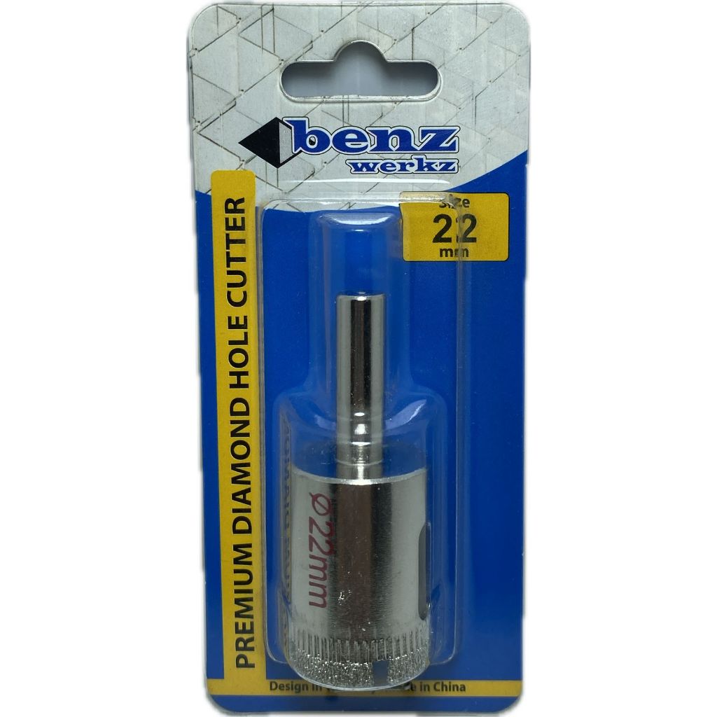 HOLESAW KACA BENZ 22mm HOLE SAW KACA MATA BOR GRANITE MATA BOR KERAMIK HOLESAW KERAMIK DIAMOND HOLE 