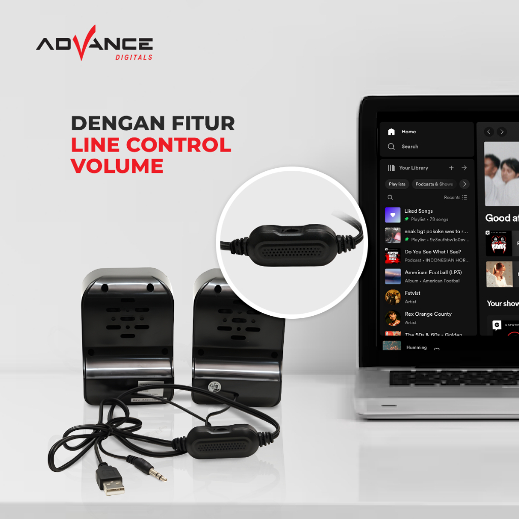 Advance Duo 026 - Speaker Komputer,Notebook,Laptop | Garansi Resmi Advance 1 Tahun-2