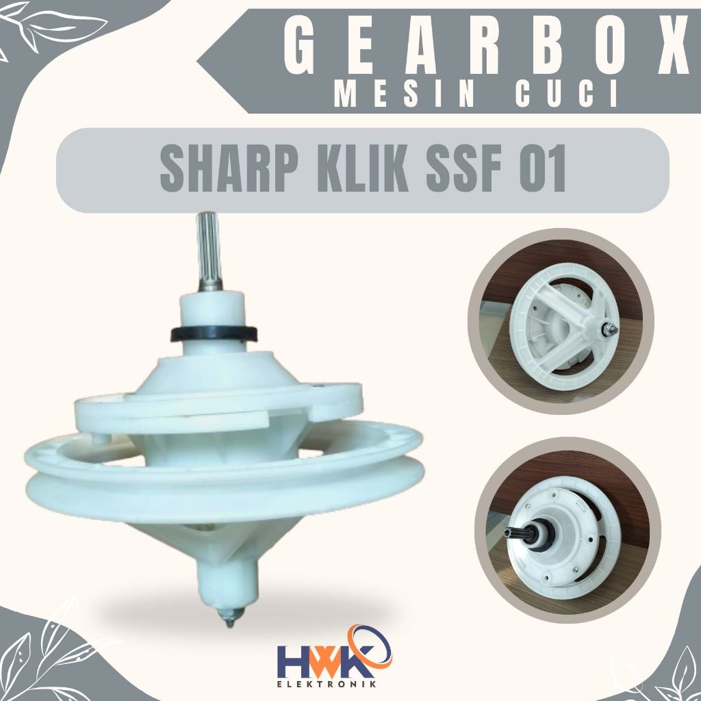 Gearbox Mesin Cuci Sharp Original Model Klik / Gearbox Mesin Cuci 2 Tabung Sharp