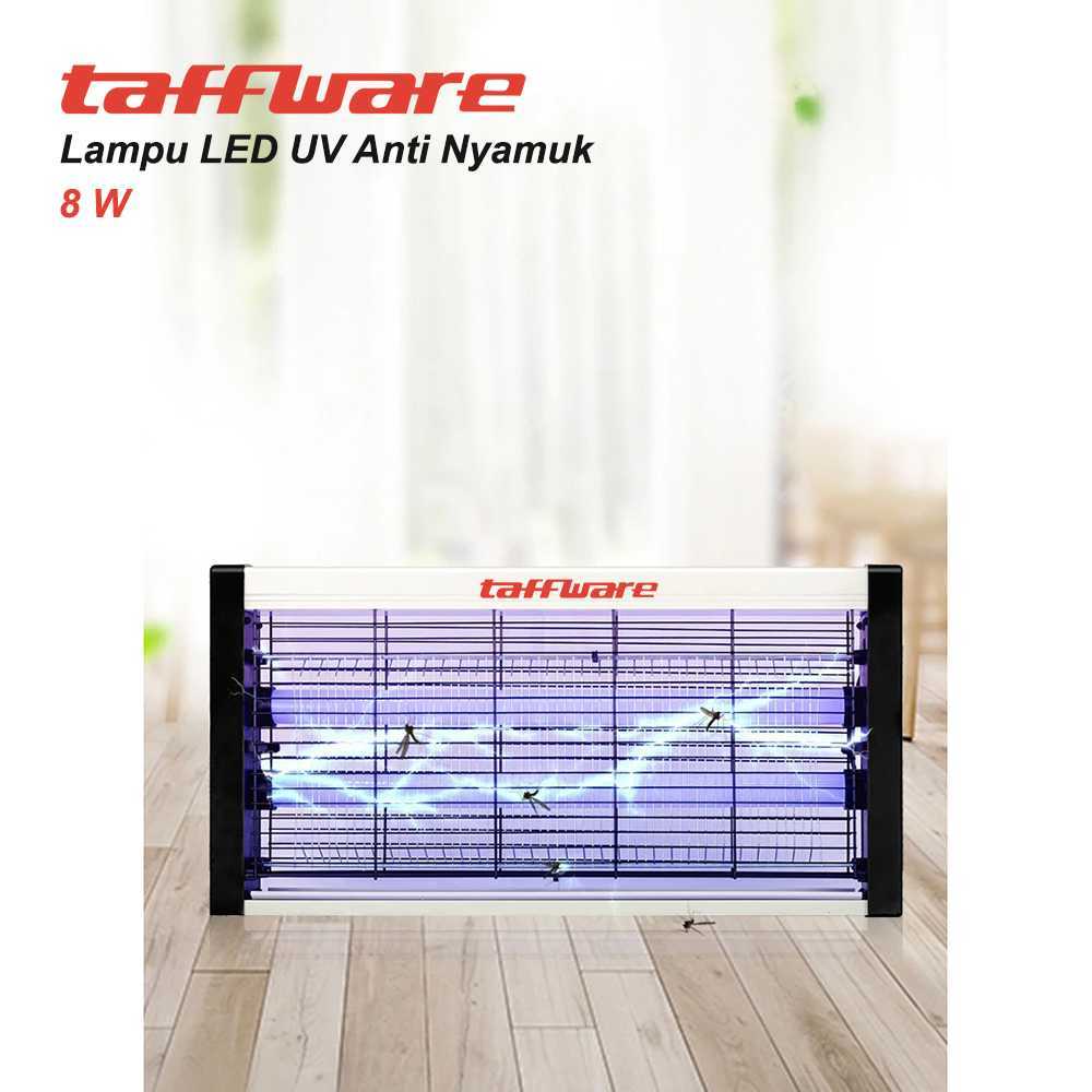 Lampu LED Anti Nyamuk Taffware AP708 - 8W, Hitam, 31x55 cm