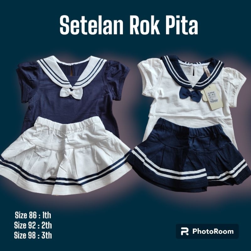 Baju setelan Bayi Model Seragam Sekolah Anak Jepang