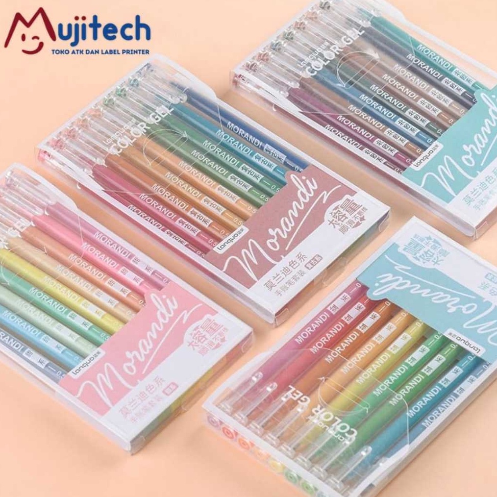 

ART X65I LANGUO MORANDI REAL COLORS GEL PEN SET 9 WARNA