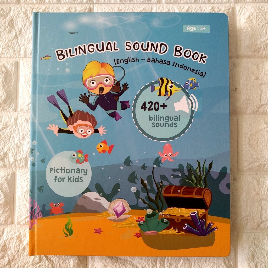(ORIGINAL) (defect) Bilingual Sound Book: Pictionary for Kids - Leon Books