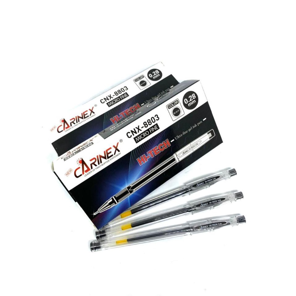 

ART C59R Isi 12 pc BOLPEN GEL CARINEX HITECH 28 MM