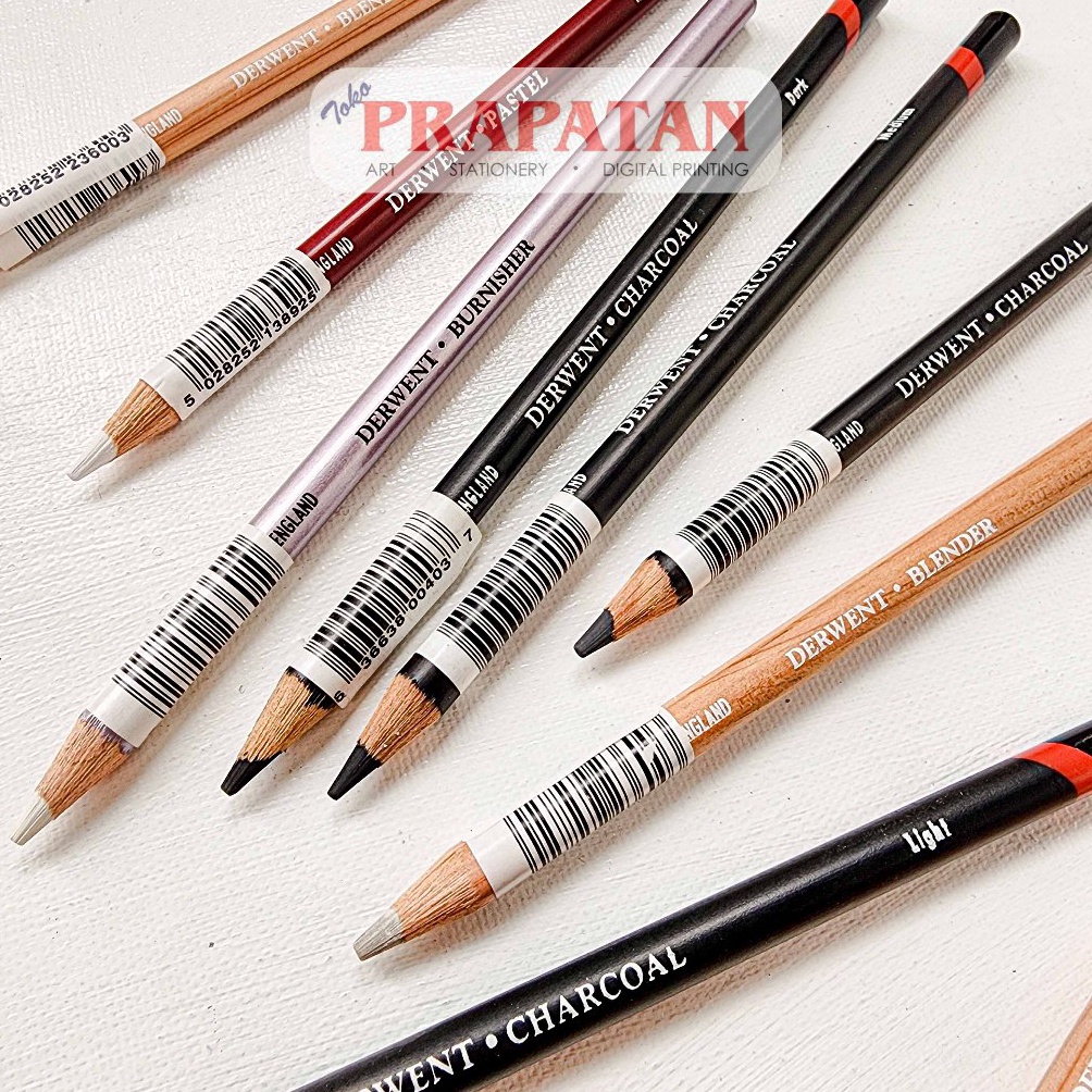 

ART X22J Derwent Charcoal Pencil Blender Burnisher Pensil Arang