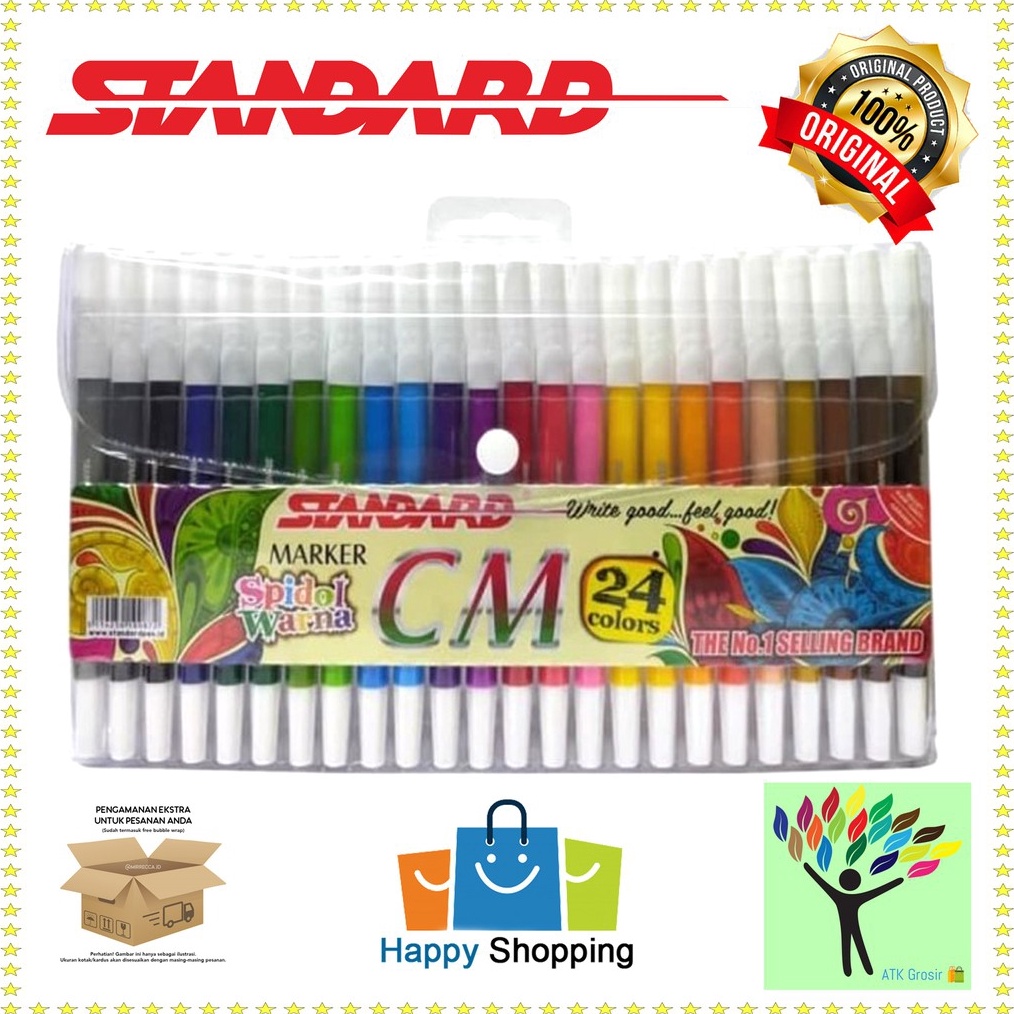 

ART T58S Spidol 24 Warna Standard