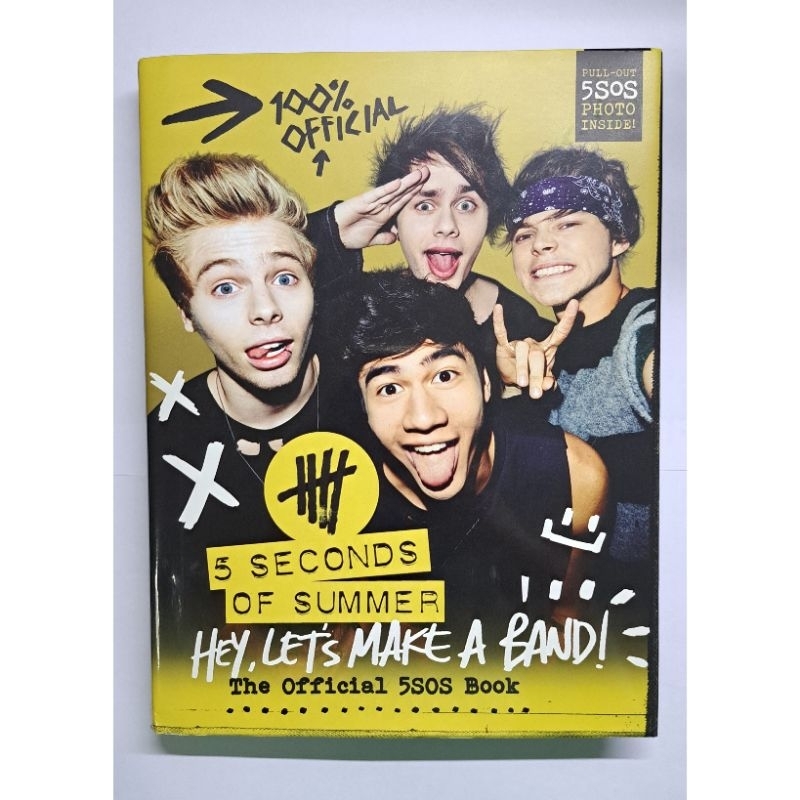 5 Seconds Of Summer 5SOS Hey, Let's Make A Band Book Luke Hemmings Calum Hood Ashton Irwin Michael C