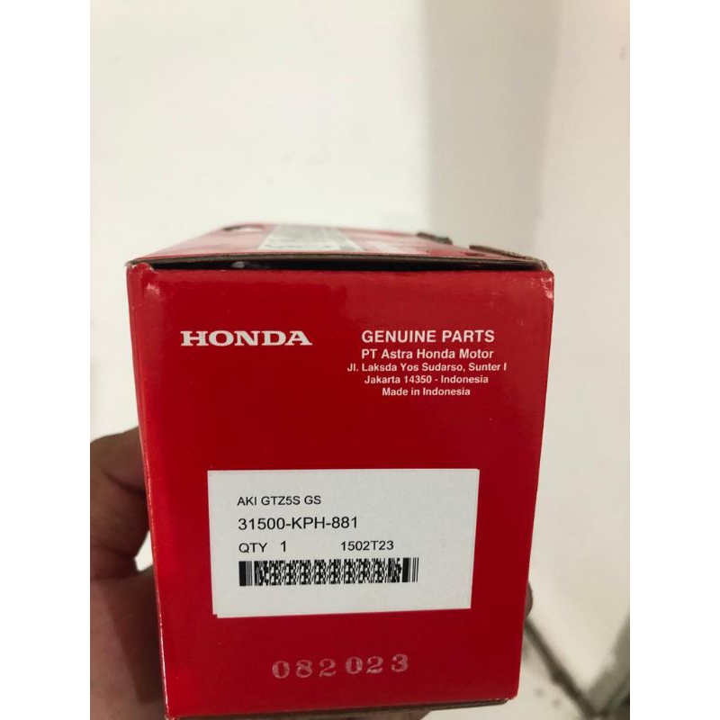 accu (aki) motor Cb Verza, Crf150 , Karisma, Supra 125, Vario Cw, Verza 150