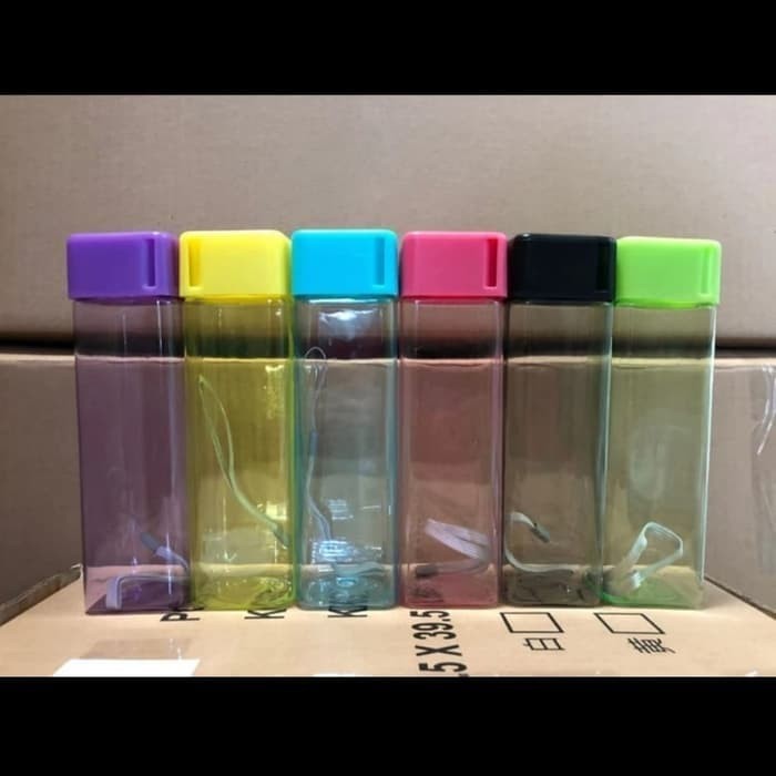 [POLOS PILIH WARNA] MY BOTTLE SQUARE / MY BOTTLE KOTAK FREE BUBBLE