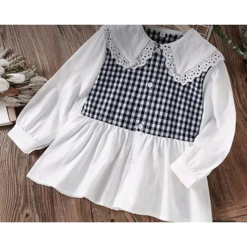 Atasan Anak Perempuan/Fika Blouse Anak 1-12 Tahun