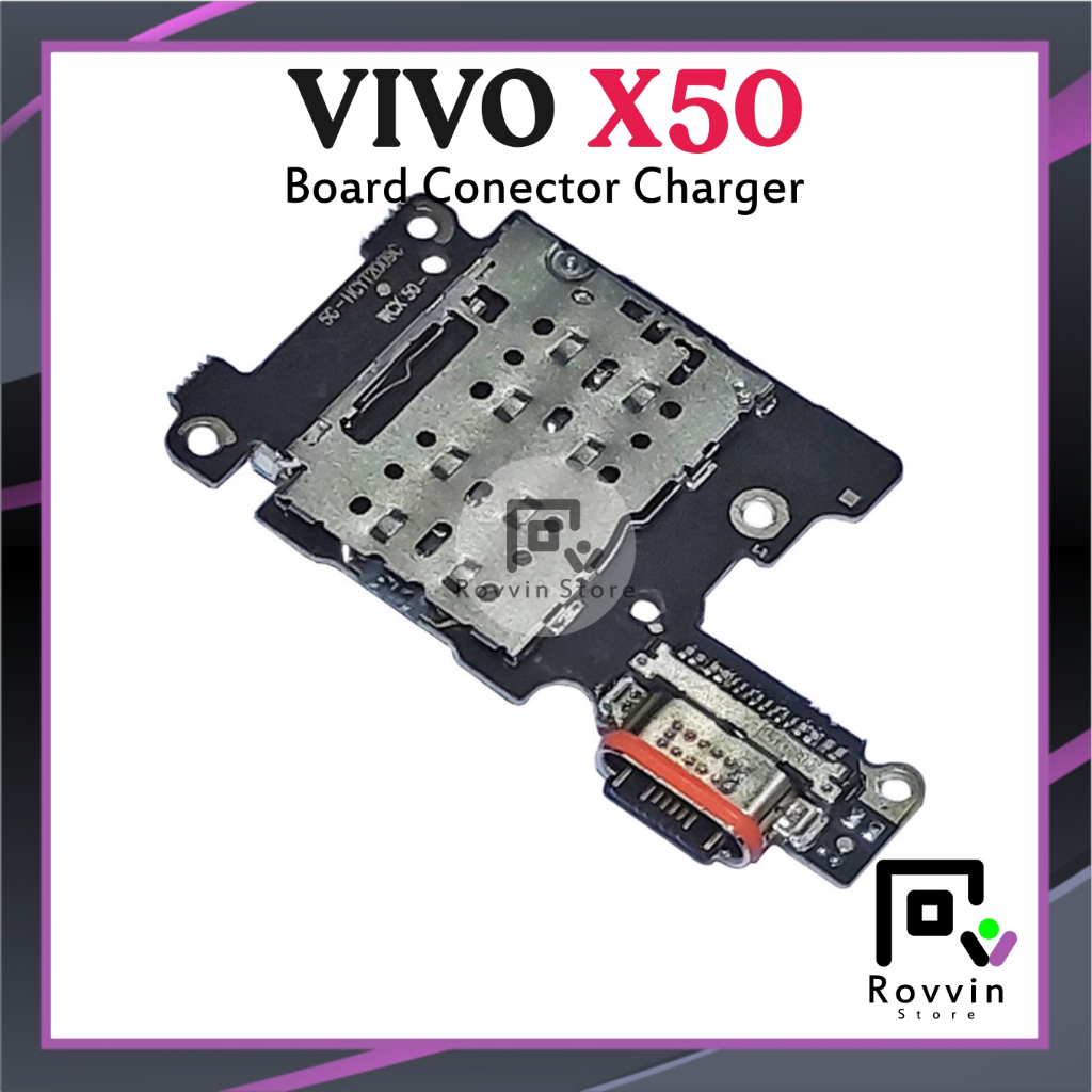 Papan Konektor Cas Vivo X50 Pcb Board  Flexible Conector Charger