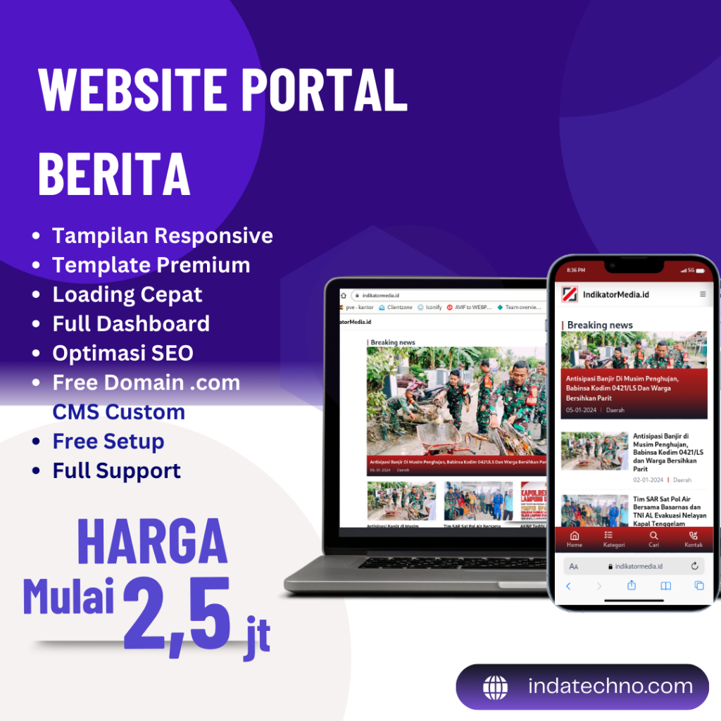 WEBSITE CMS PORTAL BERITA