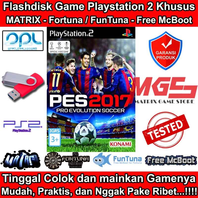 Flashdisk Game PS2 PS 2 PES 2017 World Edition V3