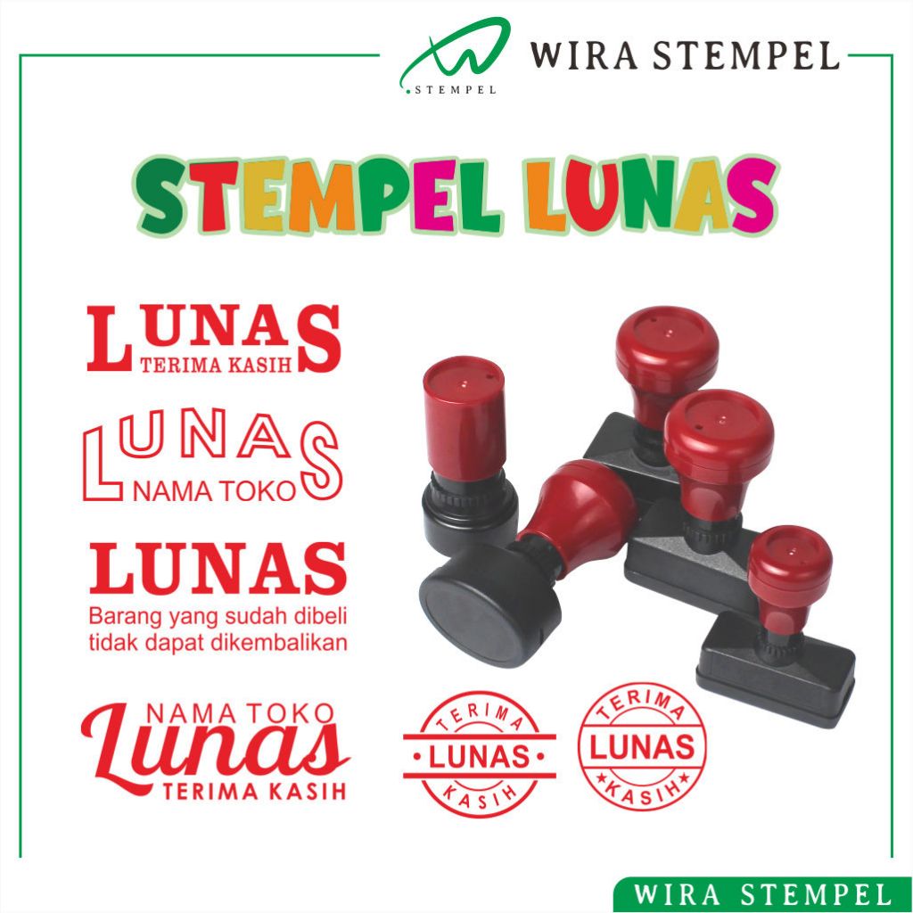 

Stempel Lunas Stampel Nota Cap Toko Stamp Flash Warna Otomatis Perusahaan Online Shop