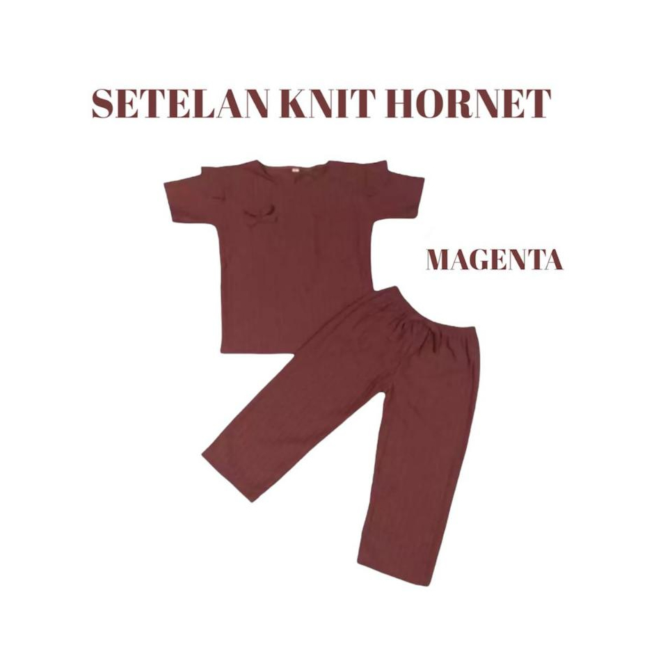 SETELAN KNIT HORNET ANAK PEREMPUAN 1 - 10 TAHUN