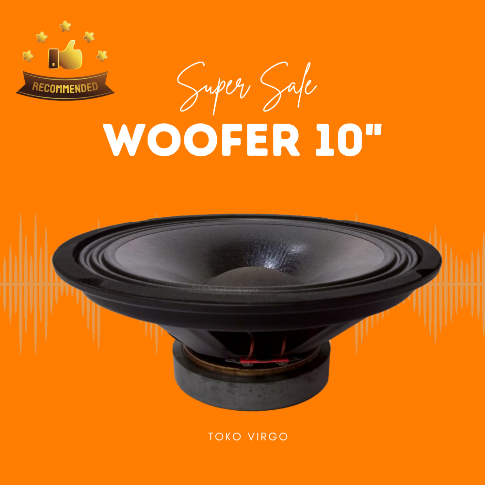 Speaker Acura 10 Inch Single Cone Akura 10 Inci 200 Watts Spiker Mid Low Speker Indoor Untuk Karaoke