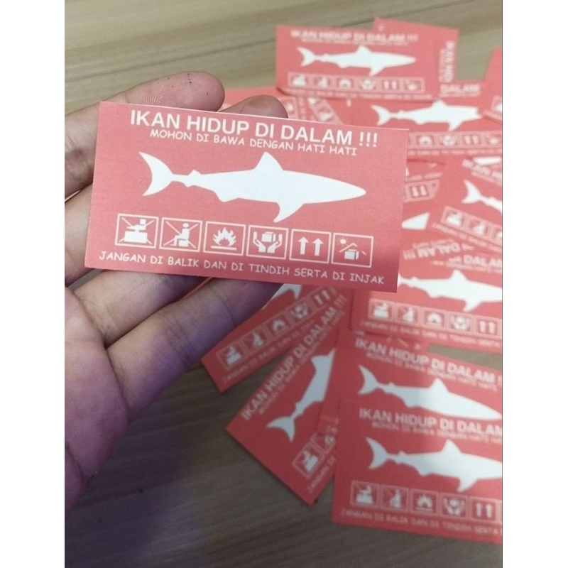

Setiker Peking ikan hidup ukuran 9cm x 5cm
