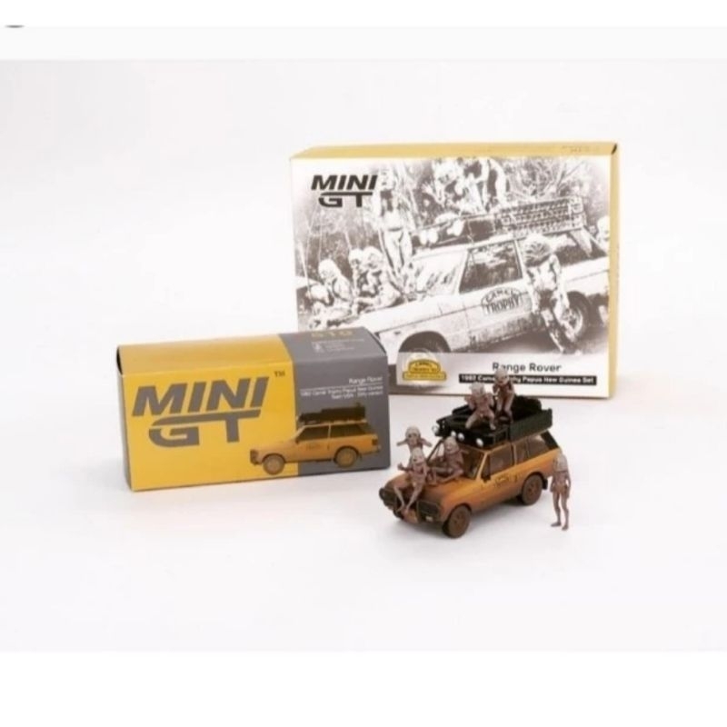 Minigt Skala 1:64 MGTS0006 - LHD Range Rover 1982 Camel Trophy Papua New Guinea