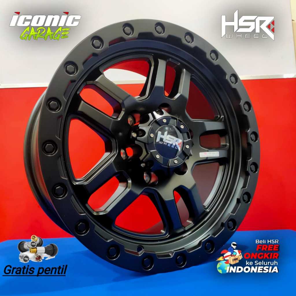 jual velg original hsr ring17 mobil fortuner,hilux,pajero,triton,prado toko velg dan ban palangkaray