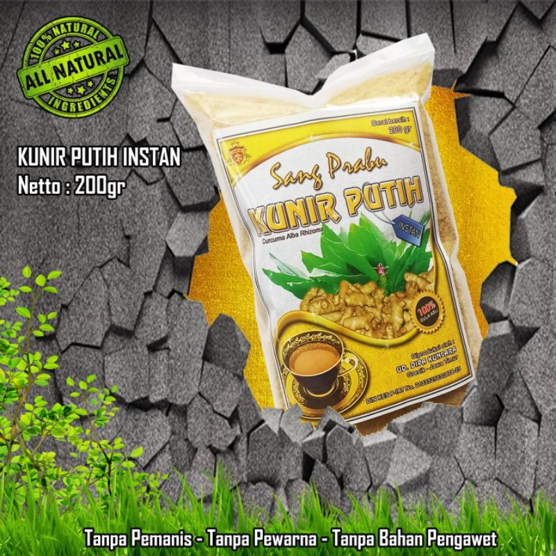 

Kunir Putih Instan Original Kemasan 200gr