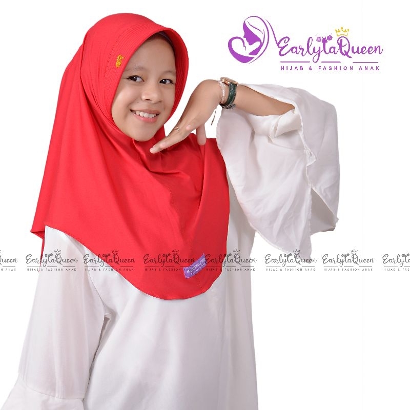 hijab instan bergo anak usia tanggung earlytaQueen