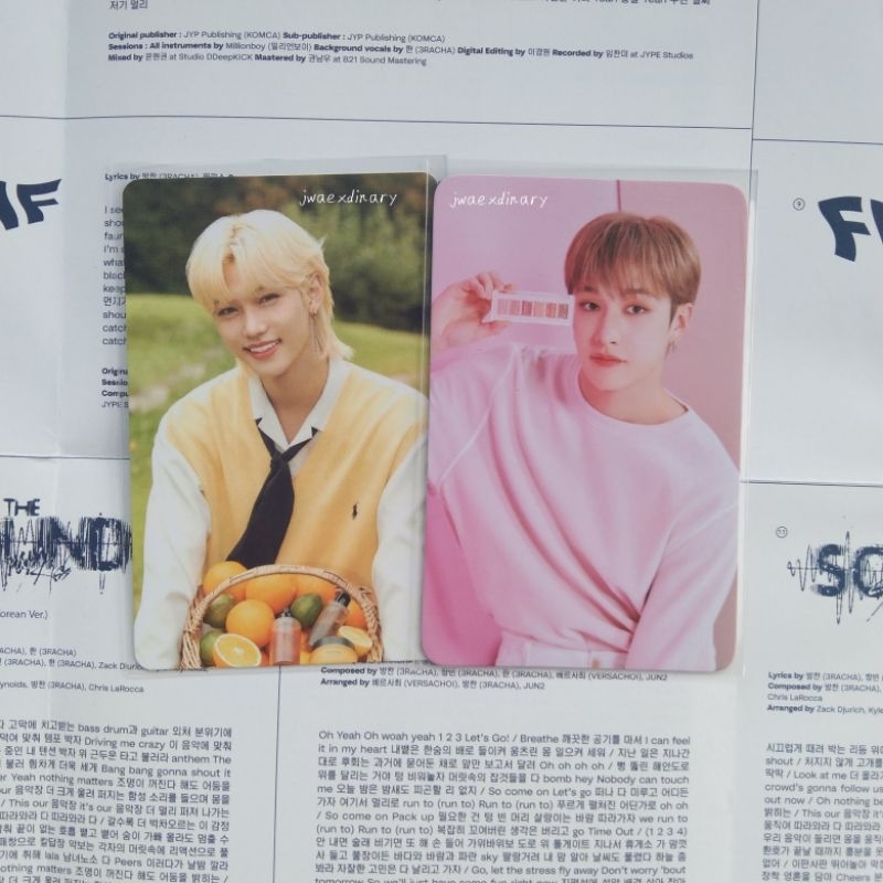 STRAY KIDS SKZ PHOTOCARD PC NACIFIC FELIX BANGCHAN