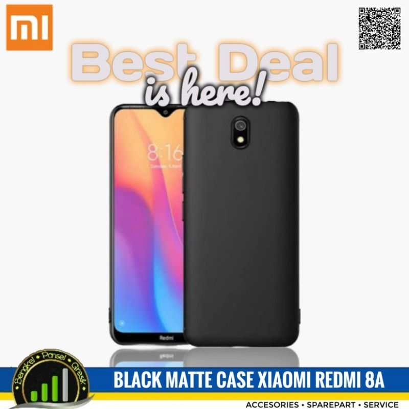Black Matte Case Xiaomi Redmi 8A