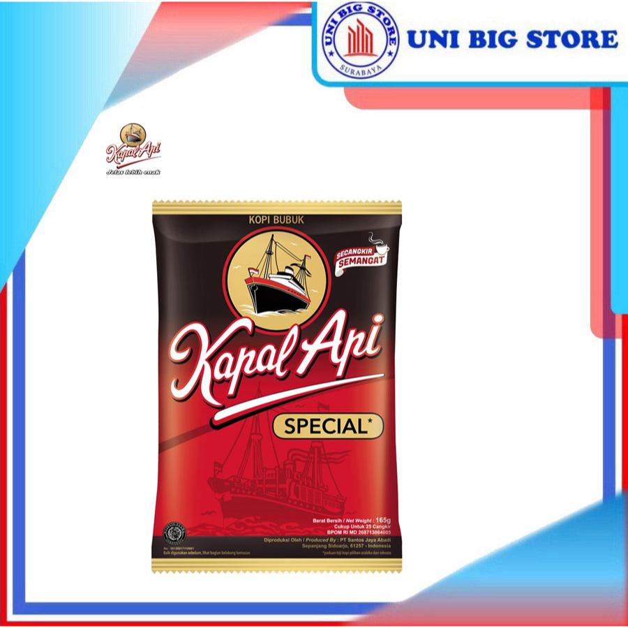 

Kopi Kapal Api Special Merah Bubuk 160 gr Coffee Powder