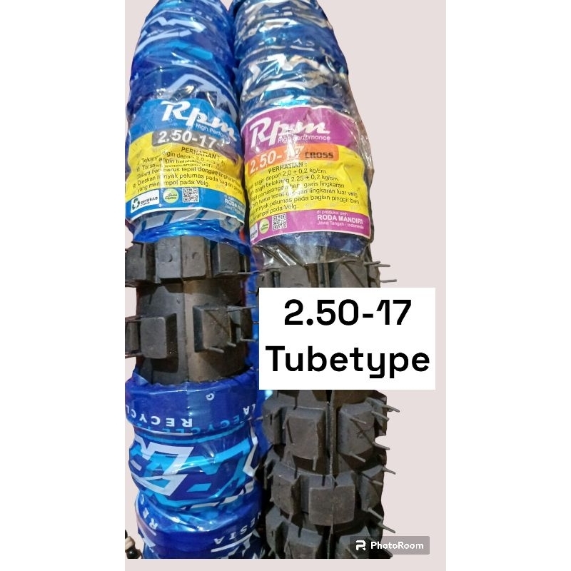 Ban Luar RPM Trail 2.50-17 Ring 17 Tubetype Ban Motor Bebek